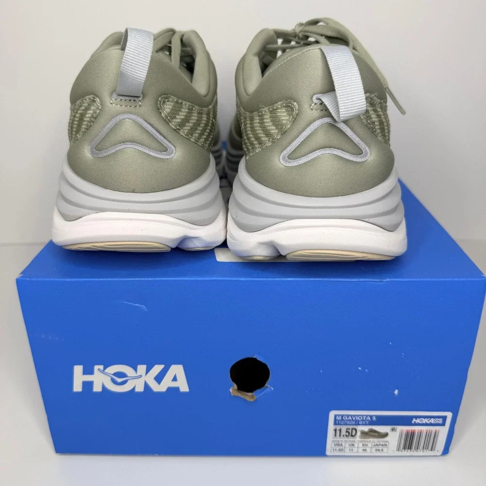 Hoka Gaviota 5 Men's Size 11.5D Olive Green Athletic Running Shoes NEW - Picture 4 of 5
